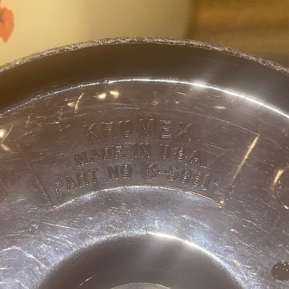 Kromex Kitchen Vintage 95s Kromex Nesting Canisters Set Of 4 Red